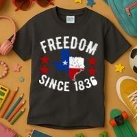 Texas Freedom Since Kids T-Shirt thumb 3
