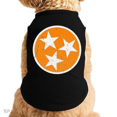 Tennessee Flag State Vintage Style Doggie Tank