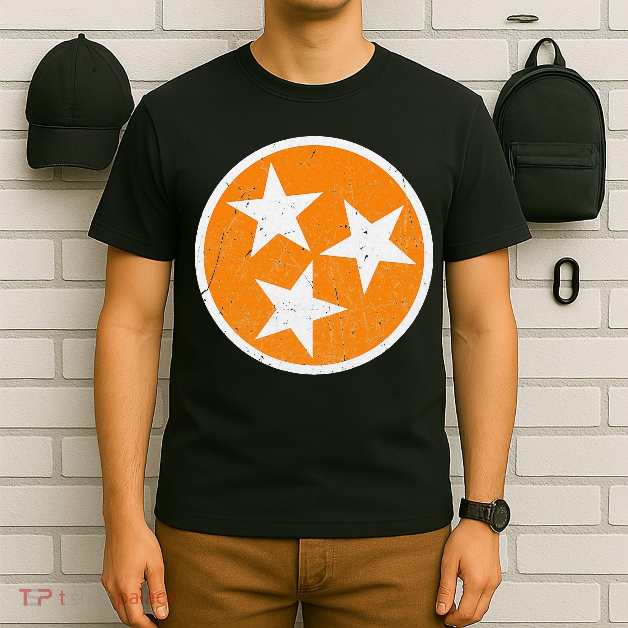 Tennessee Flag State Vintage Style T-Shirt