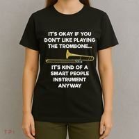 Trombone Funny Smart People Trombone Player T-Shirt thumb 4