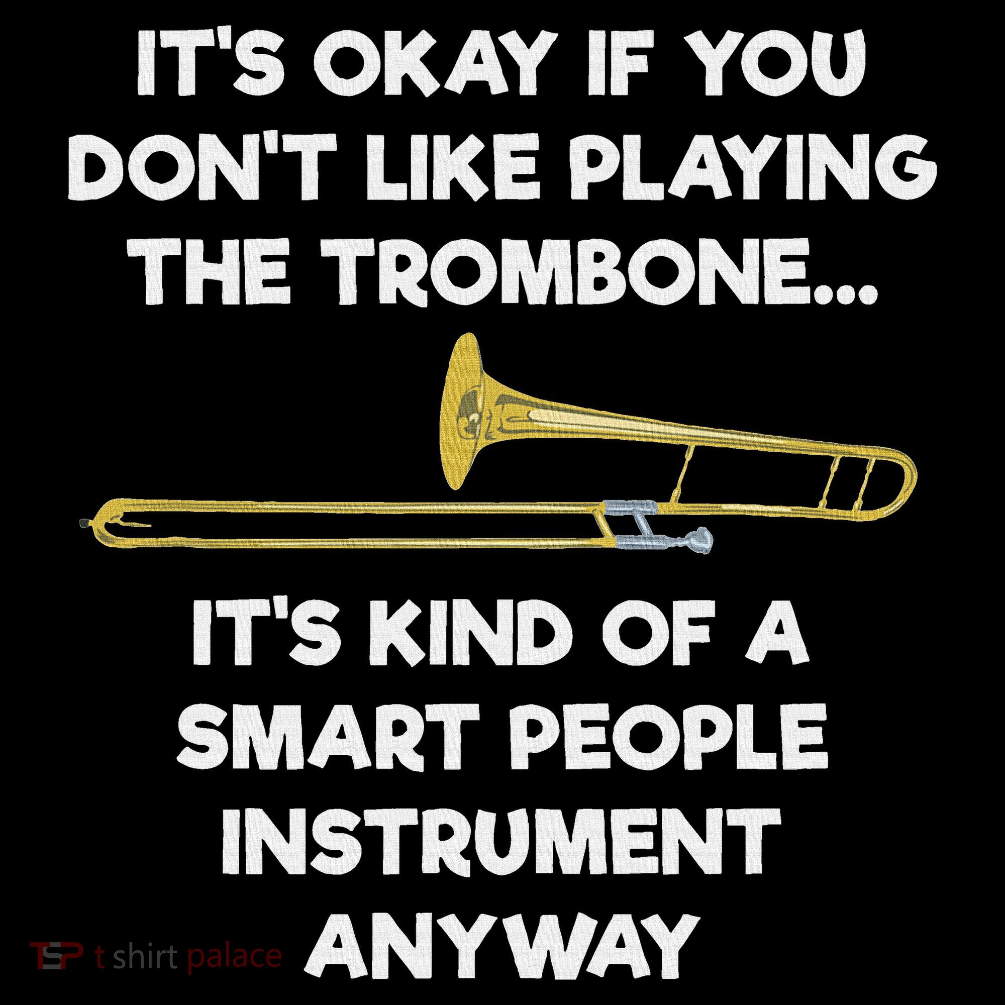 Trombone Funny Smart People Trombone Player Coaster