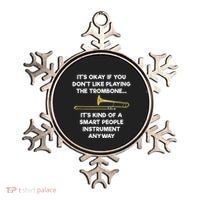 Trombone Funny Smart People Trombone Player Ornament thumb 0