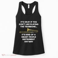 Trombone Funny Smart People Trombone Player Women's Tank Top thumb 0