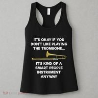 Trombone Funny Smart People Trombone Player Women's Tank Top thumb 3