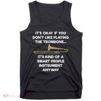 Trombone Funny Smart People Trombone Player Tank Top thumb 0