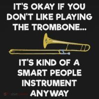 Trombone Funny Smart People Trombone Player Toddler T-Shirt thumb 4