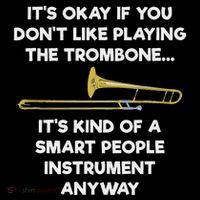 Trombone Funny Smart People Trombone Player Visor thumb 3