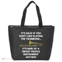 Trombone Funny Smart People Trombone Player Tote Bag thumb 0