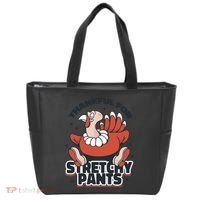 Thankful For Stretchy Pants Funny Turkey Tote Bag thumb 0