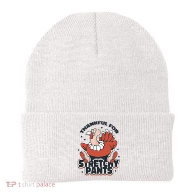 Thankful For Stretchy Pants Funny Turkey Beanie