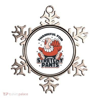 Thankful For Stretchy Pants Funny Turkey Ornament