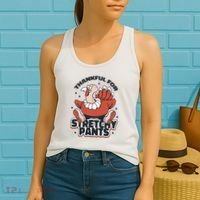 Thankful For Stretchy Pants Funny Turkey Women's Tank Top thumb 2