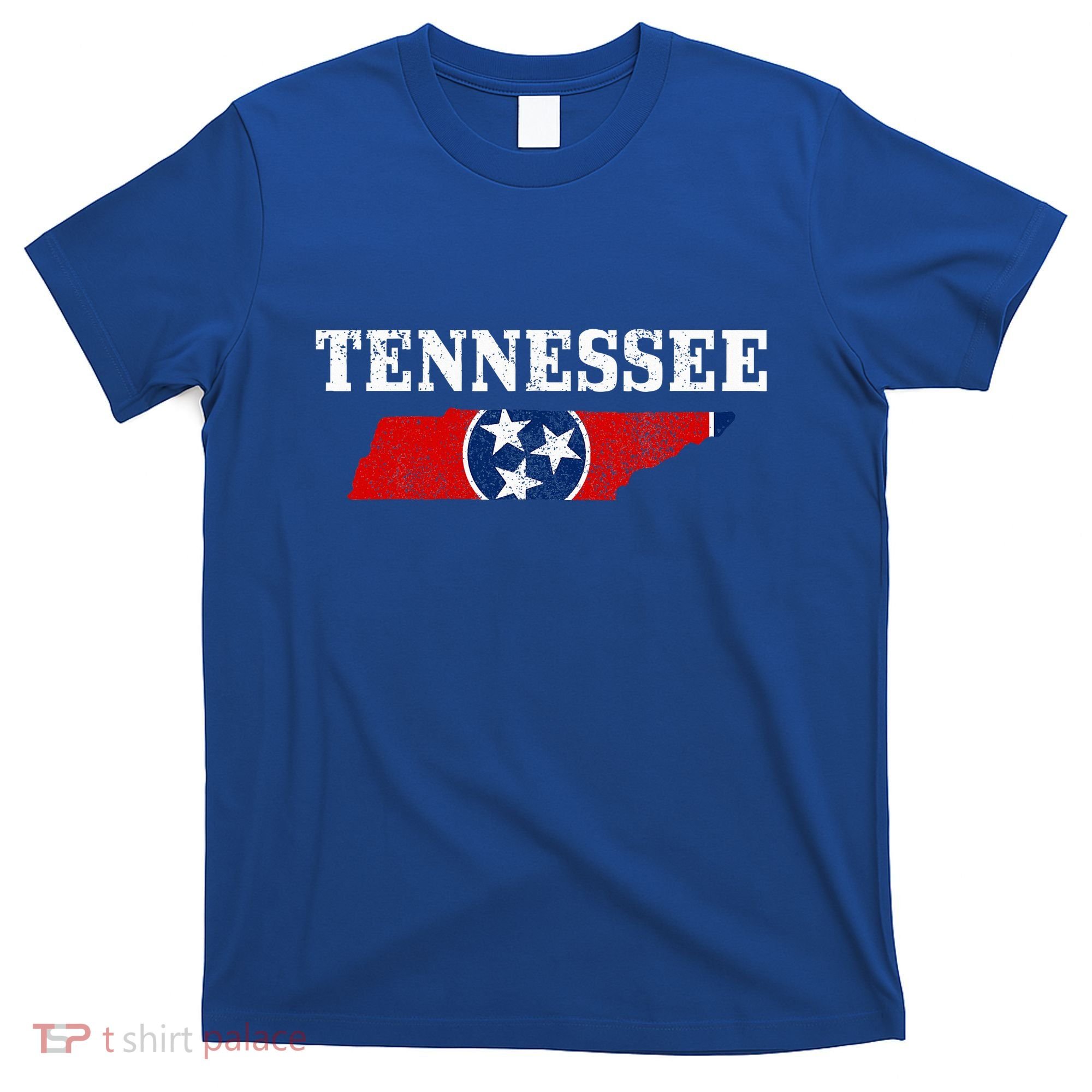 Tennessee Flag State Map Pride Vintage Nashville Tn T-Shirt