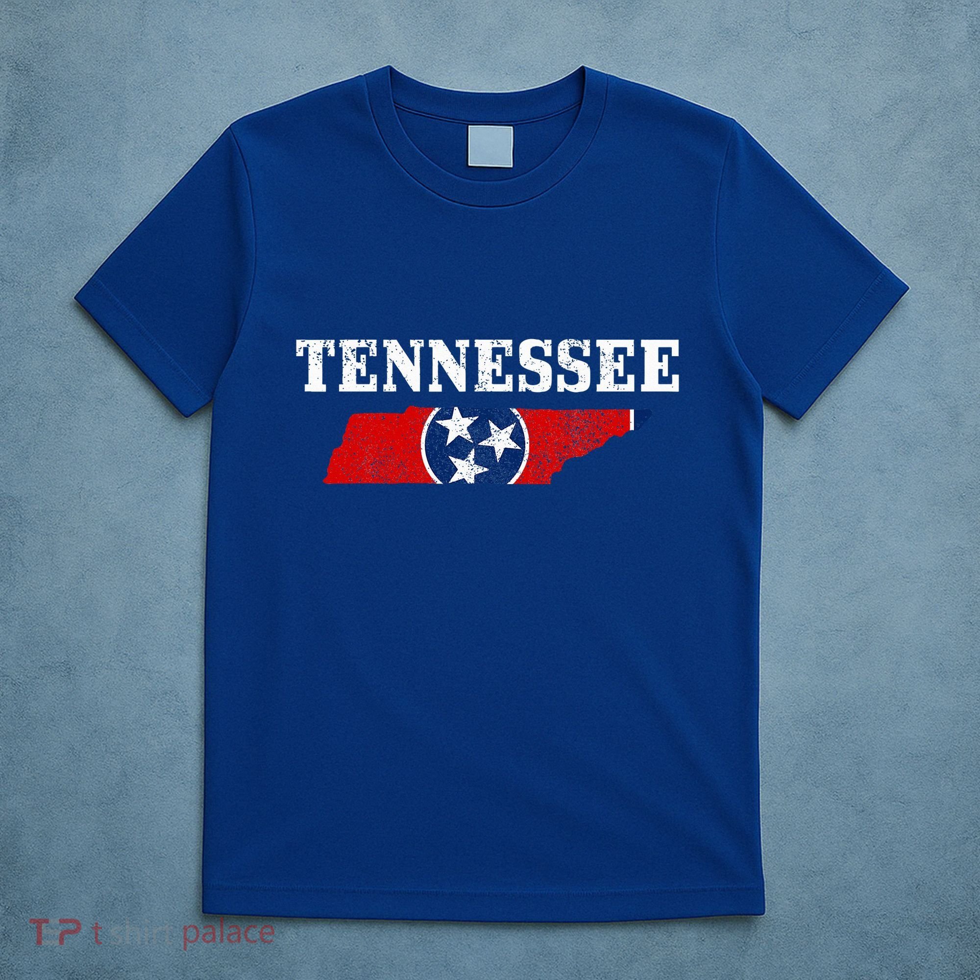Tennessee Flag State Map Pride Vintage Nashville Tn T-Shirt
