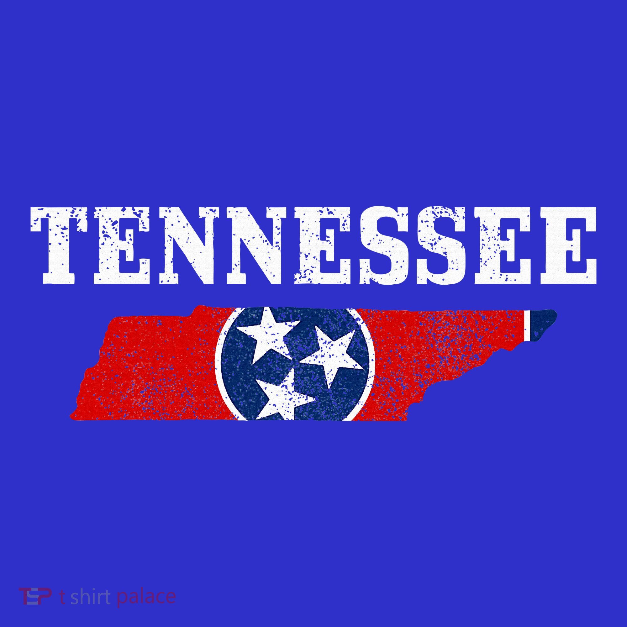 Tennessee Flag State Map Pride Vintage Nashville Tn T-Shirt