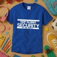 Top Flight Security Funny Friday Kids T-Shirt thumb 3