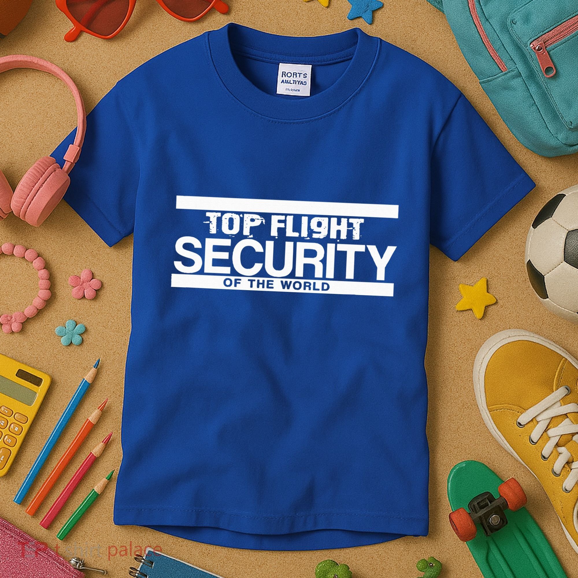 Top Flight Security Funny Friday Kids T-Shirt