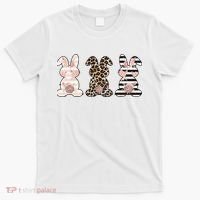 Three Floral Stylish Bunnies T-Shirt thumb 0