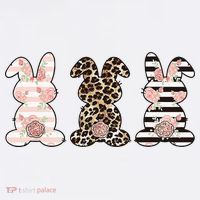 Three Floral Stylish Bunnies Women's Hoodie thumb 2