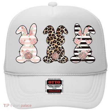 Three Floral Stylish Bunnies Hat