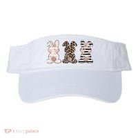 Three Floral Stylish Bunnies Visor thumb 0