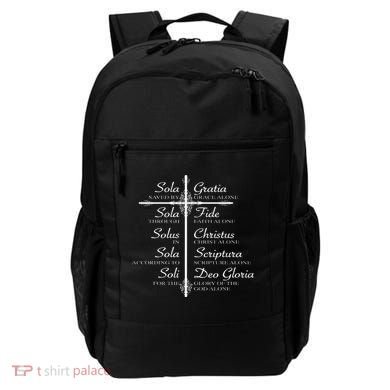 The Five Solas Cute Christian Movement Backpack