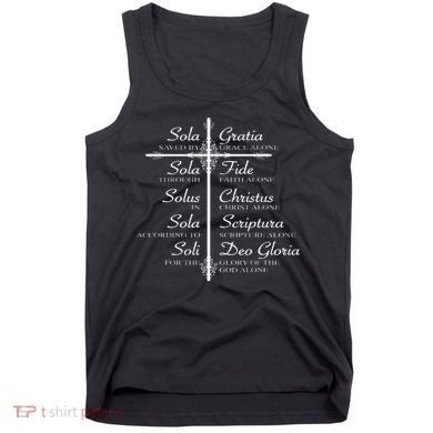 The Five Solas Cute Christian Movement Tank Top