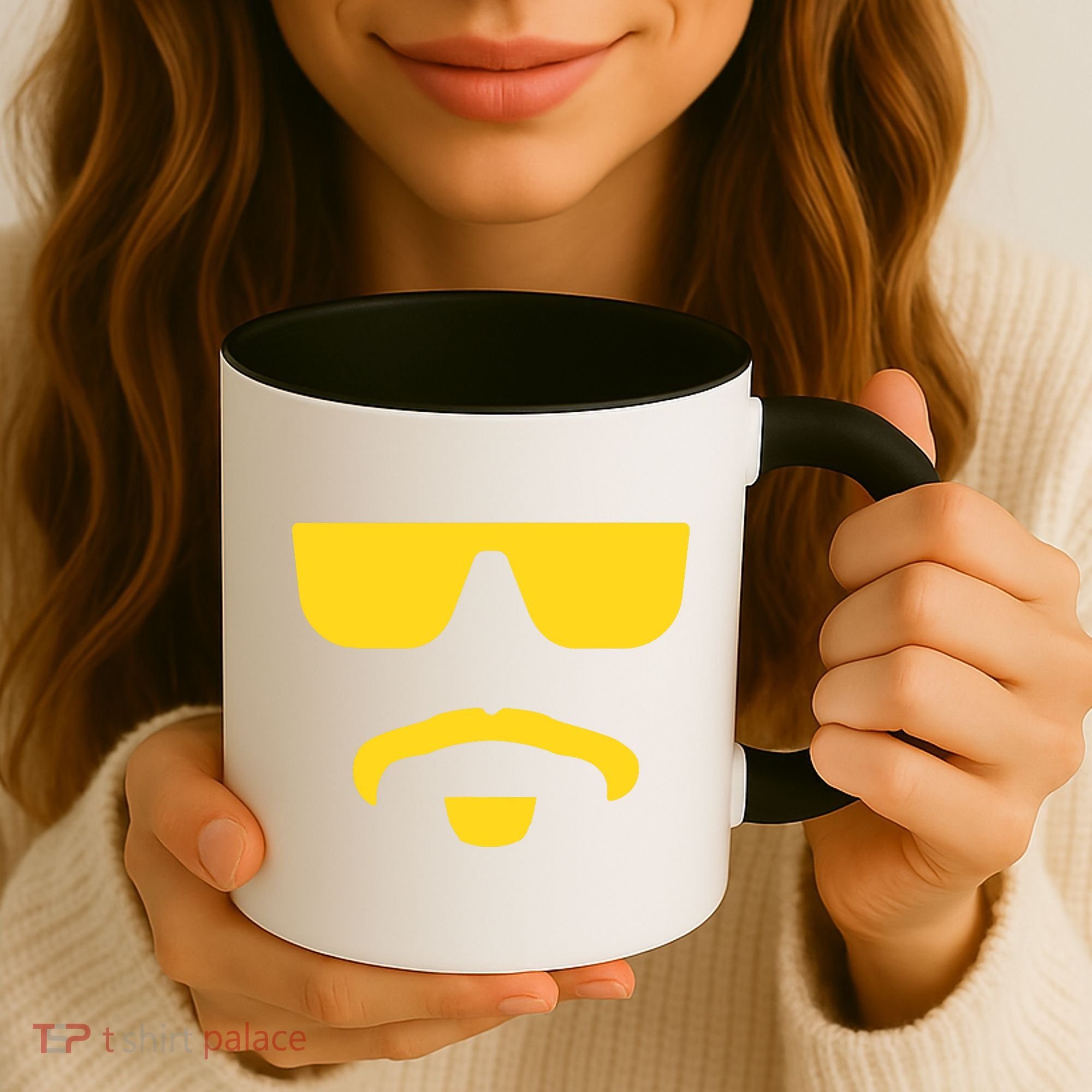 Travinski Funny Sunglasses And Goatee Meme Louisiana Coffee Mug