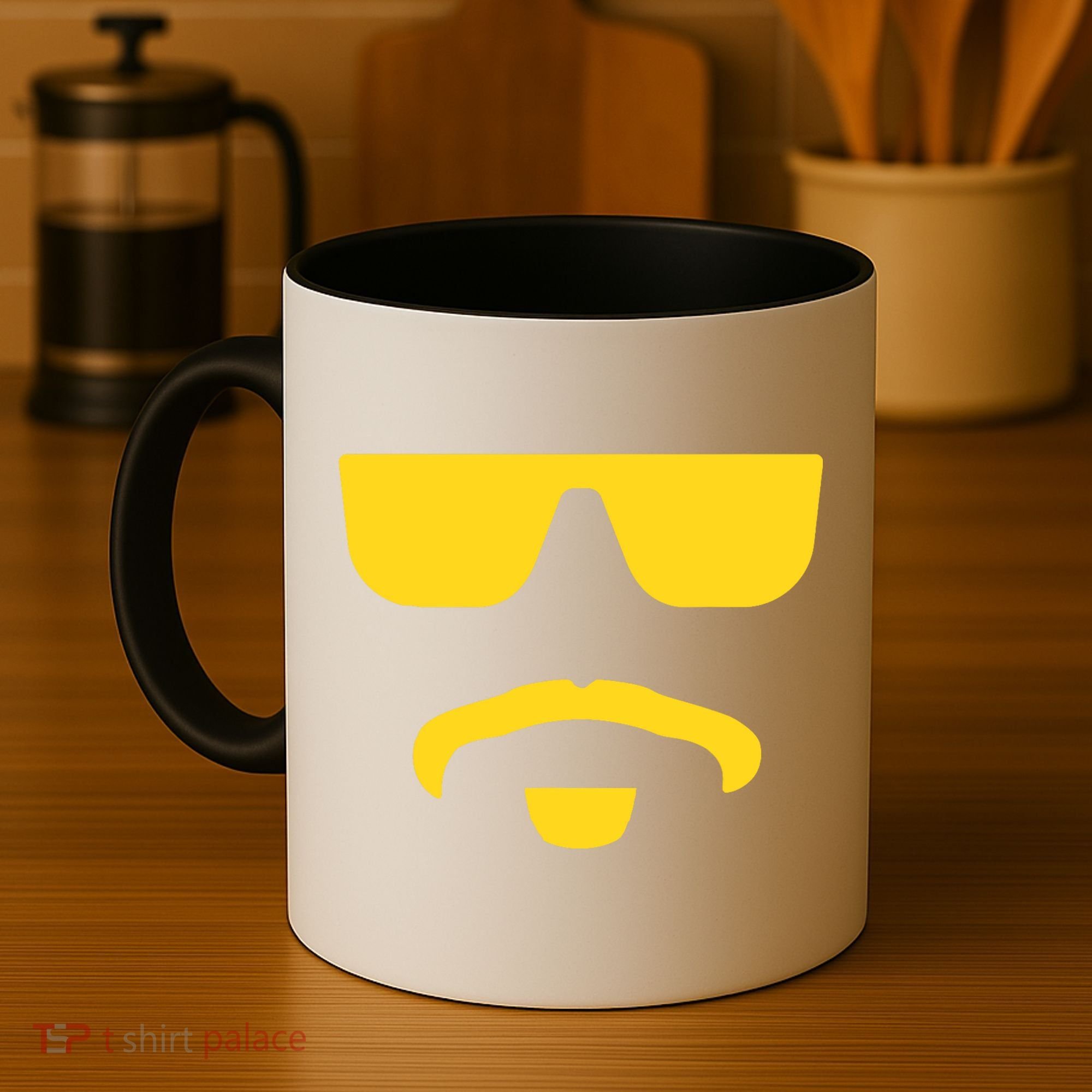 Travinski Funny Sunglasses And Goatee Meme Louisiana Coffee Mug