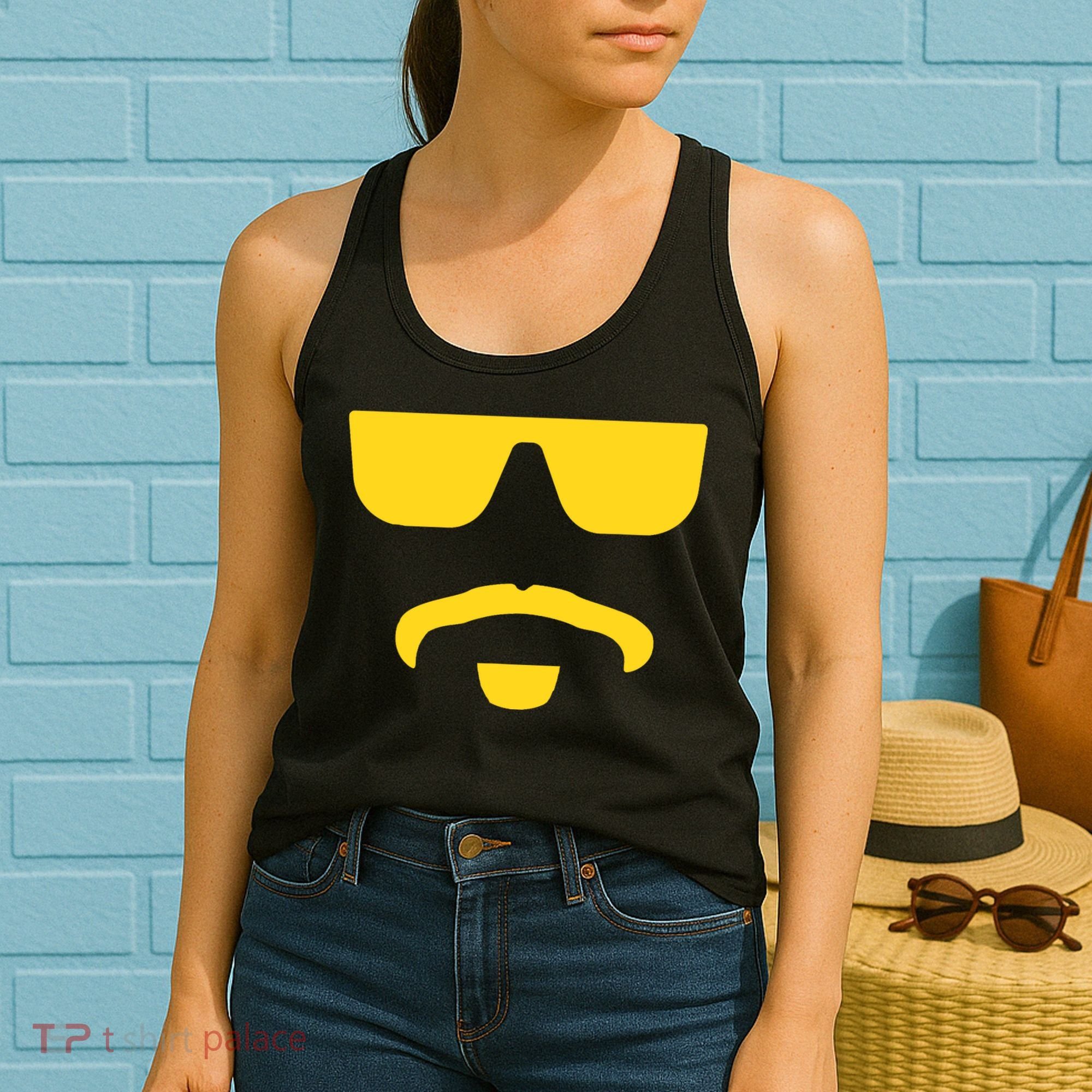 Travinski Funny Sunglasses And Goatee Meme Louisiana Women's Tank Top