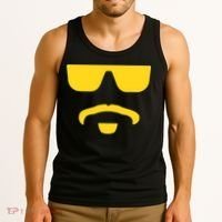 Travinski Funny Sunglasses And Goatee Meme Louisiana Tank Top thumb 3