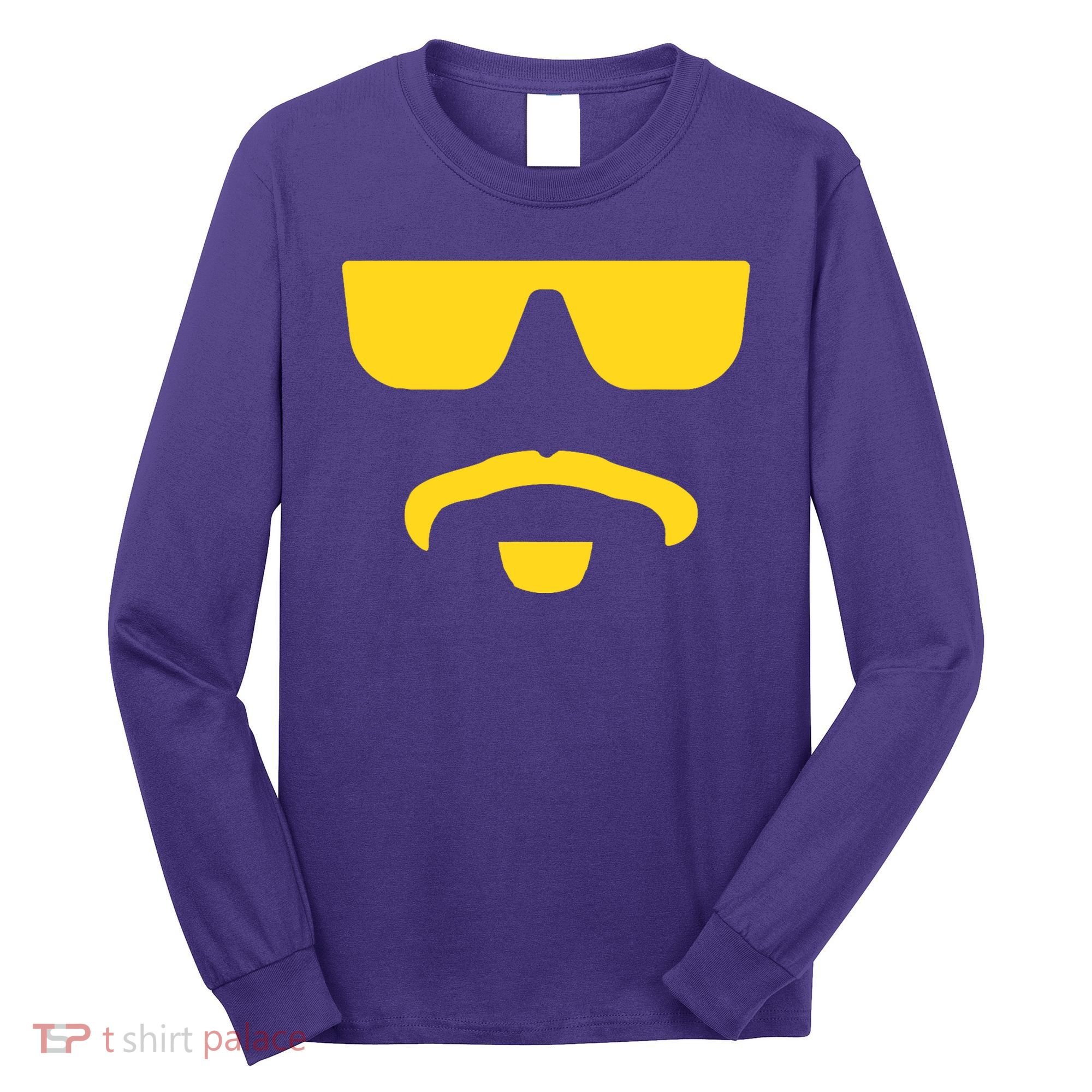 Travinski Funny Sunglasses And Goatee Meme Louisiana Long Sleeve Shirt