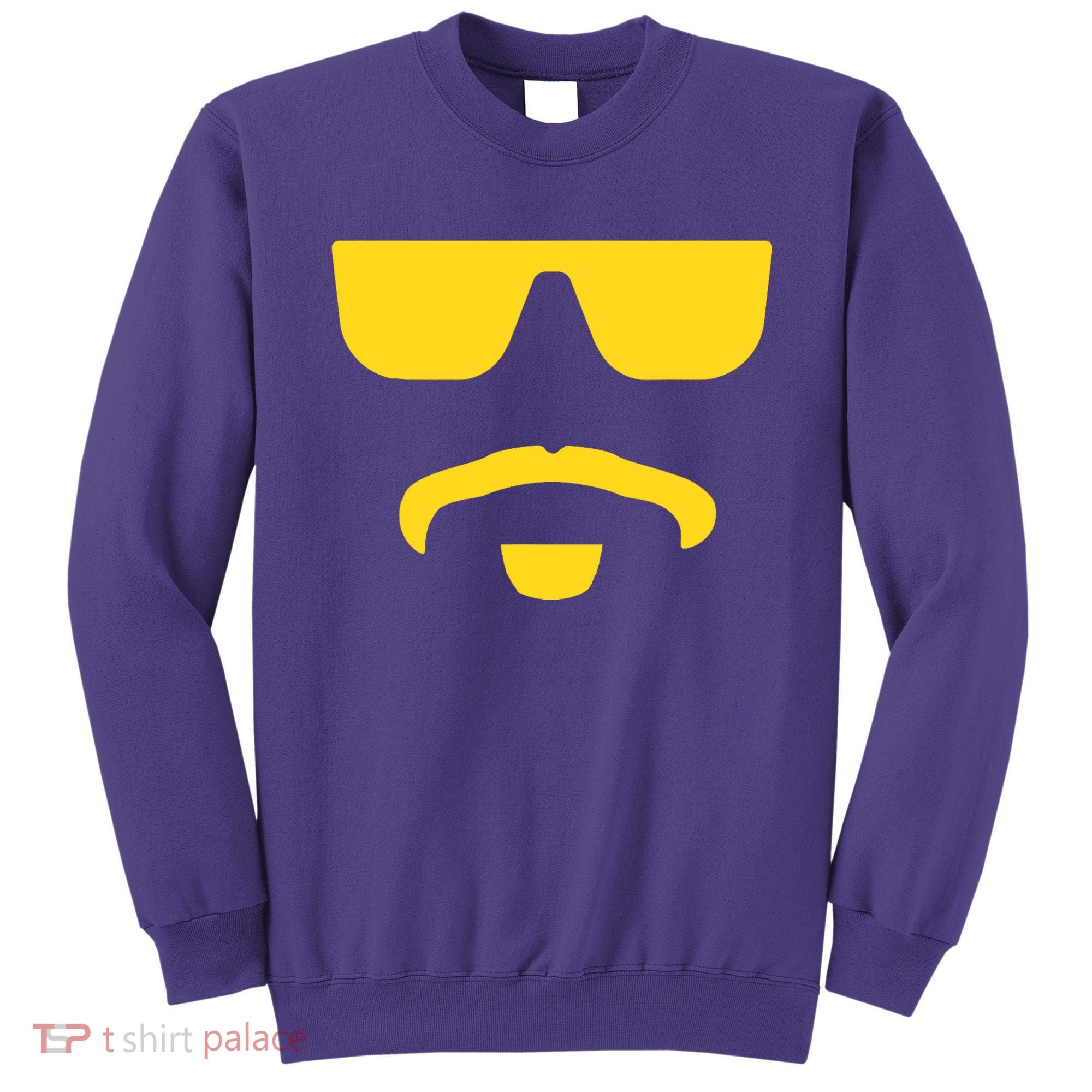 Travinski Funny Sunglasses And Goatee Meme Louisiana Sweatshirt