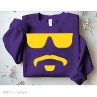 Travinski Funny Sunglasses And Goatee Meme Louisiana Sweatshirt thumb 2
