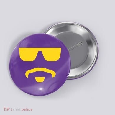 Travinski Funny Sunglasses And Goatee Meme Louisiana Button