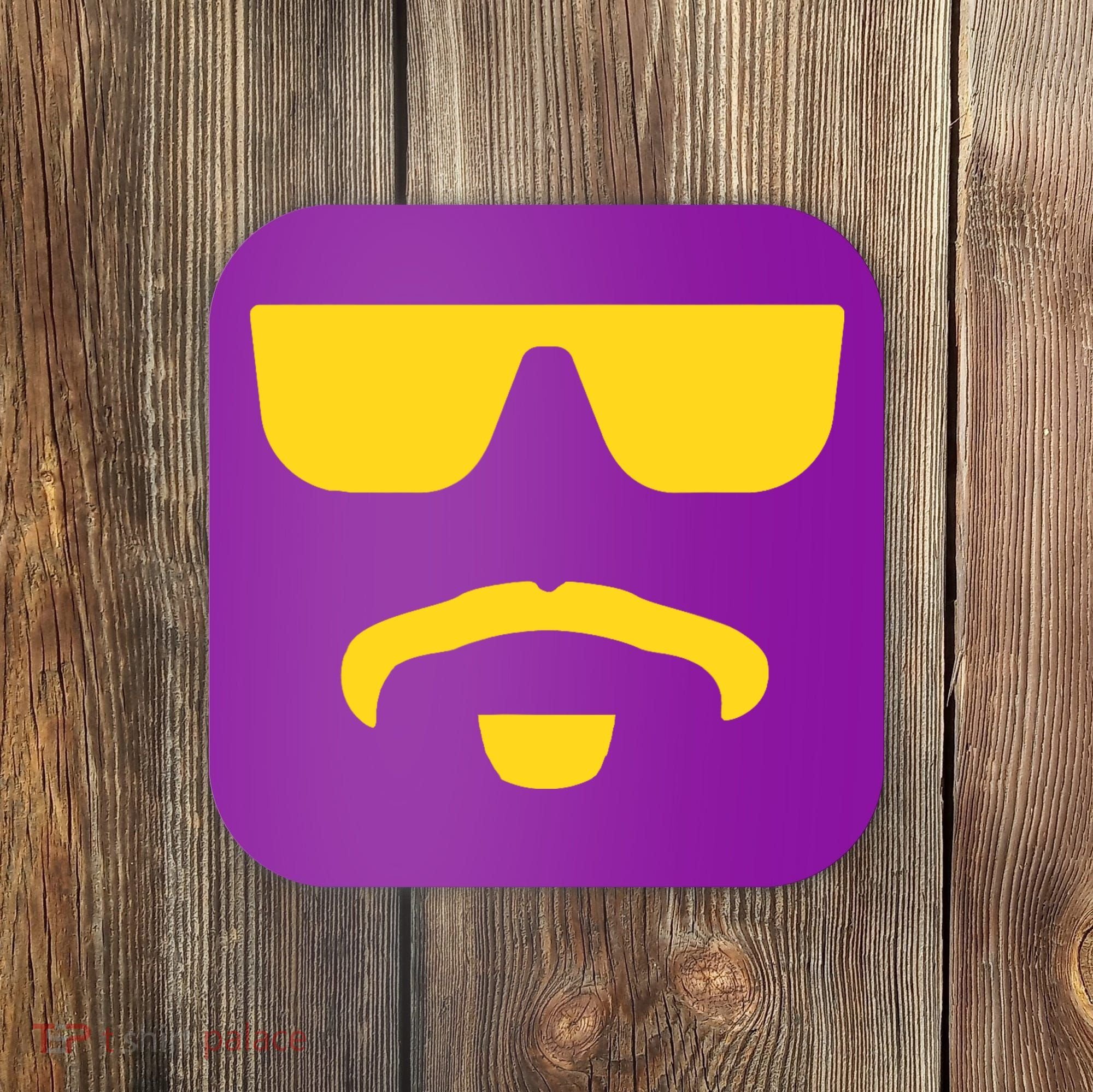 Travinski Funny Sunglasses And Goatee Meme Louisiana Coaster