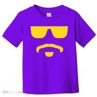 Travinski Funny Sunglasses And Goatee Meme Louisiana Toddler T-Shirt thumb 0