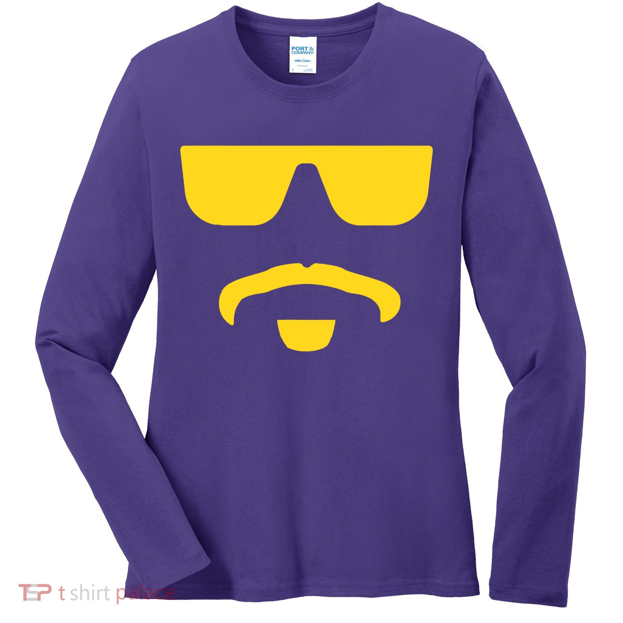 Travinski Funny Sunglasses And Goatee Meme Louisiana Women's Long Sleeve Shirt