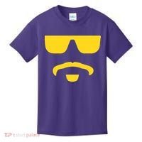 Travinski Funny Sunglasses And Goatee Meme Louisiana Kids T-Shirt thumb 0