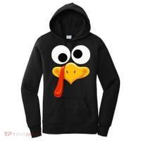 Turkey Face Thanksgiving Costume Family Outfits Matching Fun Women's Hoodie thumb 0