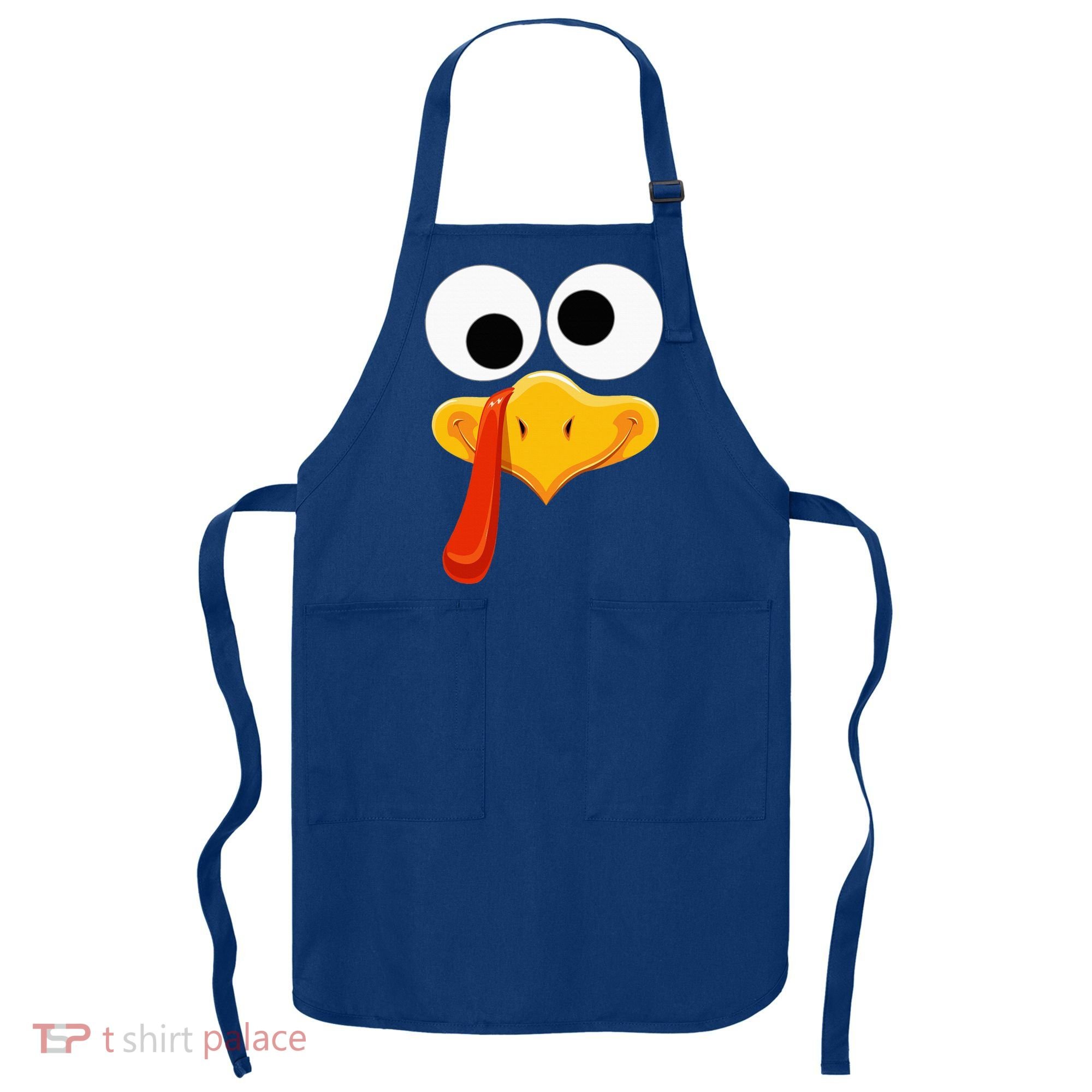 Turkey Face Thanksgiving Costume Family Outfits Matching Fun Apron
