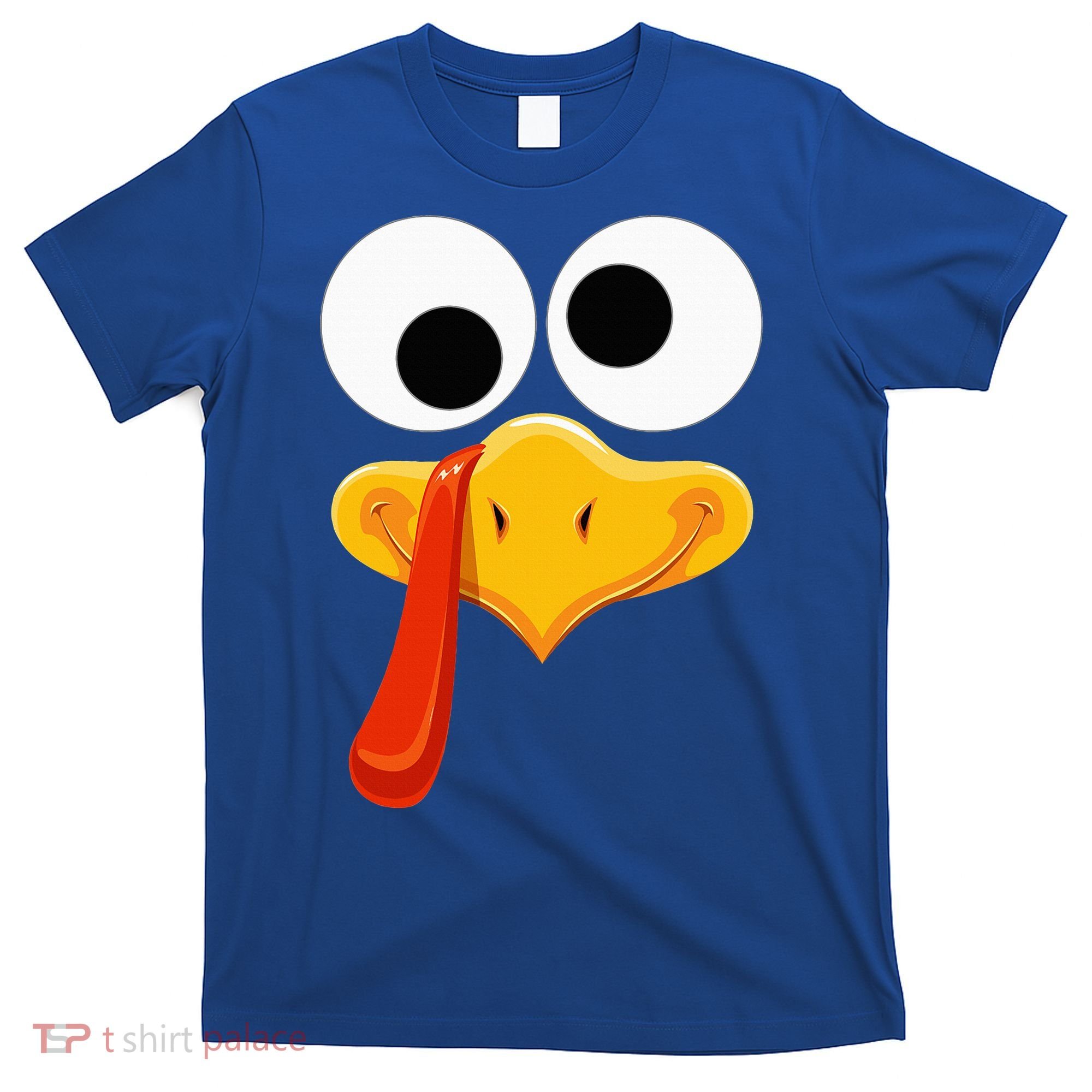 Turkey Face Thanksgiving Costume Family Outfits Matching Fun T-Shirt