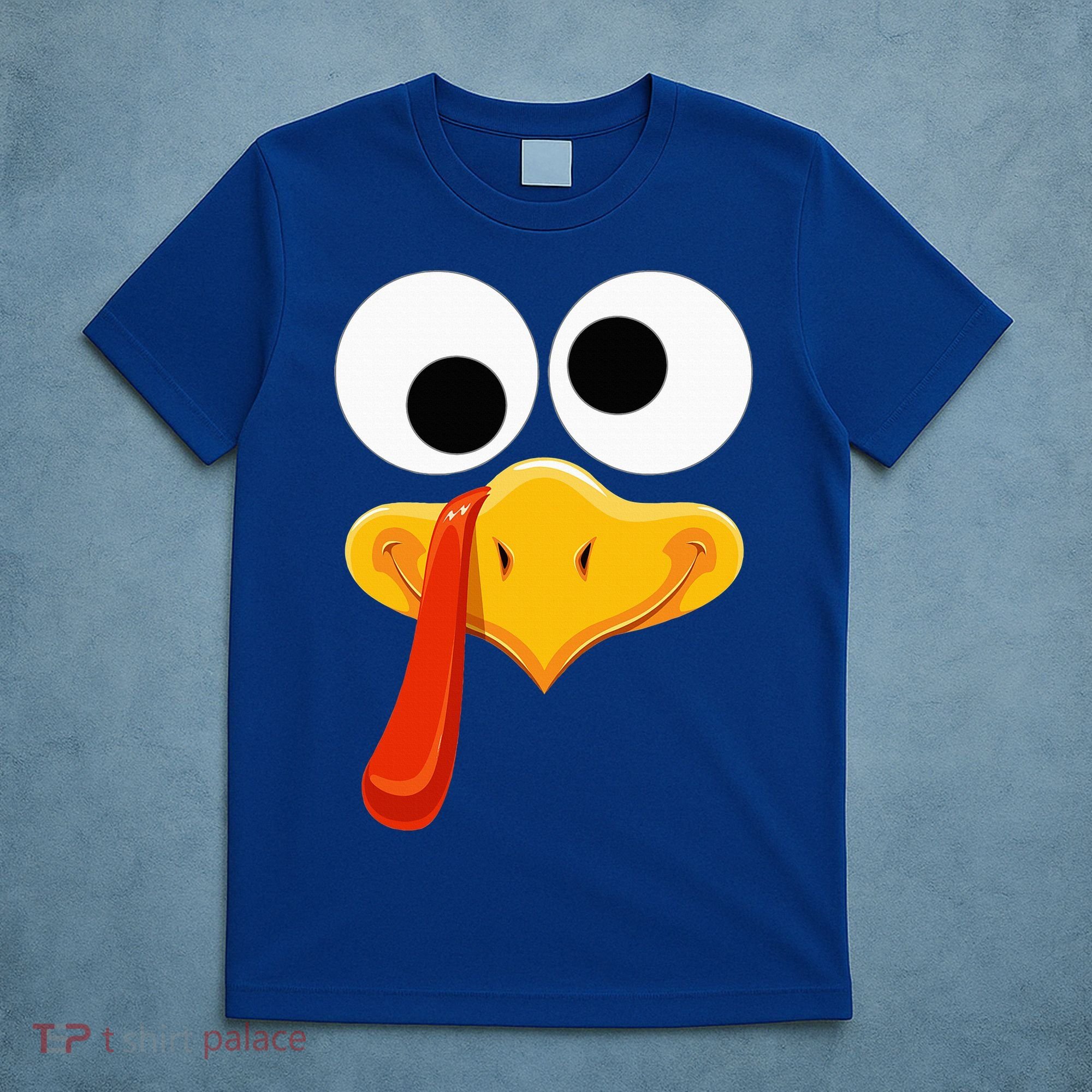 Turkey Face Thanksgiving Costume Family Outfits Matching Fun T-Shirt