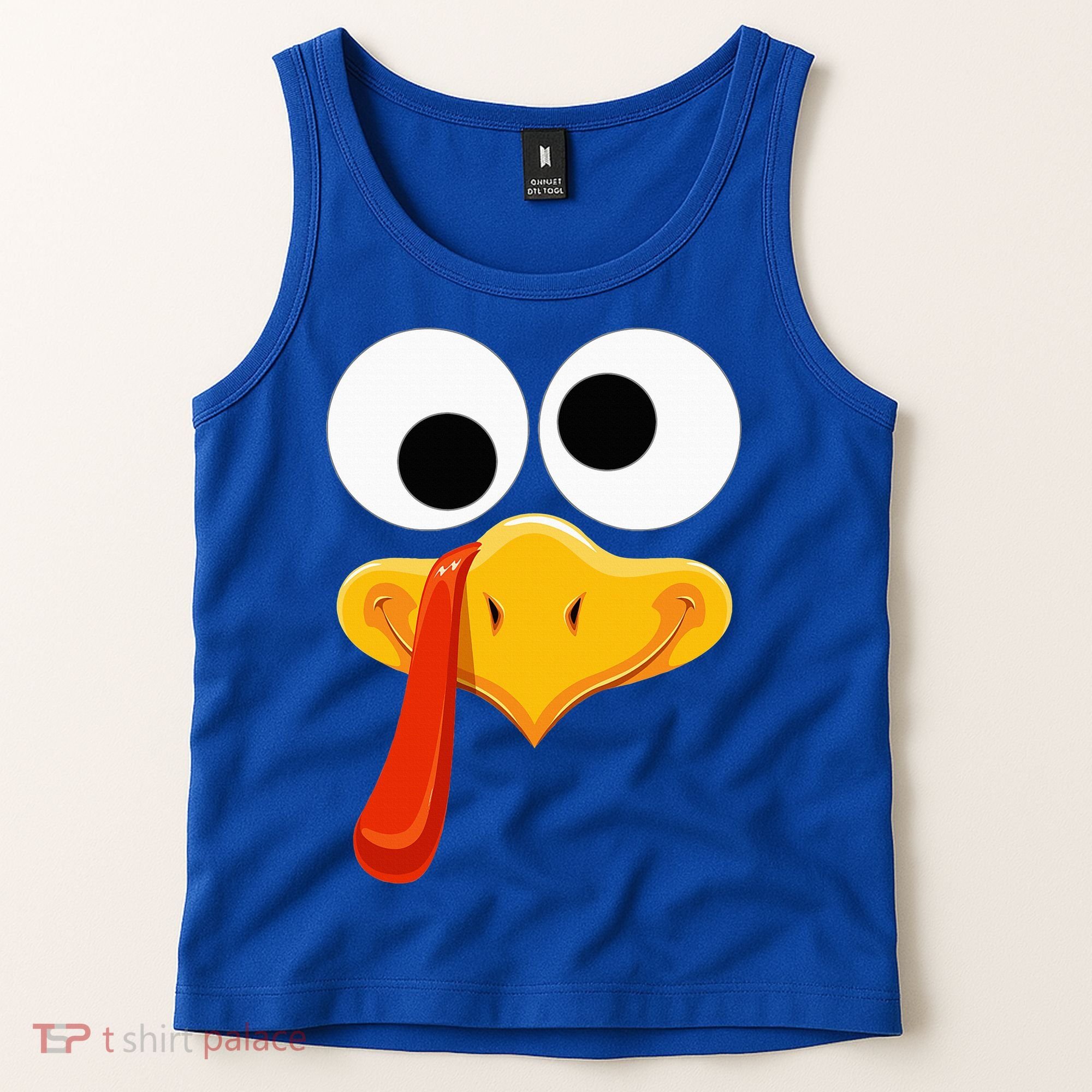Turkey Face Thanksgiving Costume Family Outfits Matching Fun Tank Top