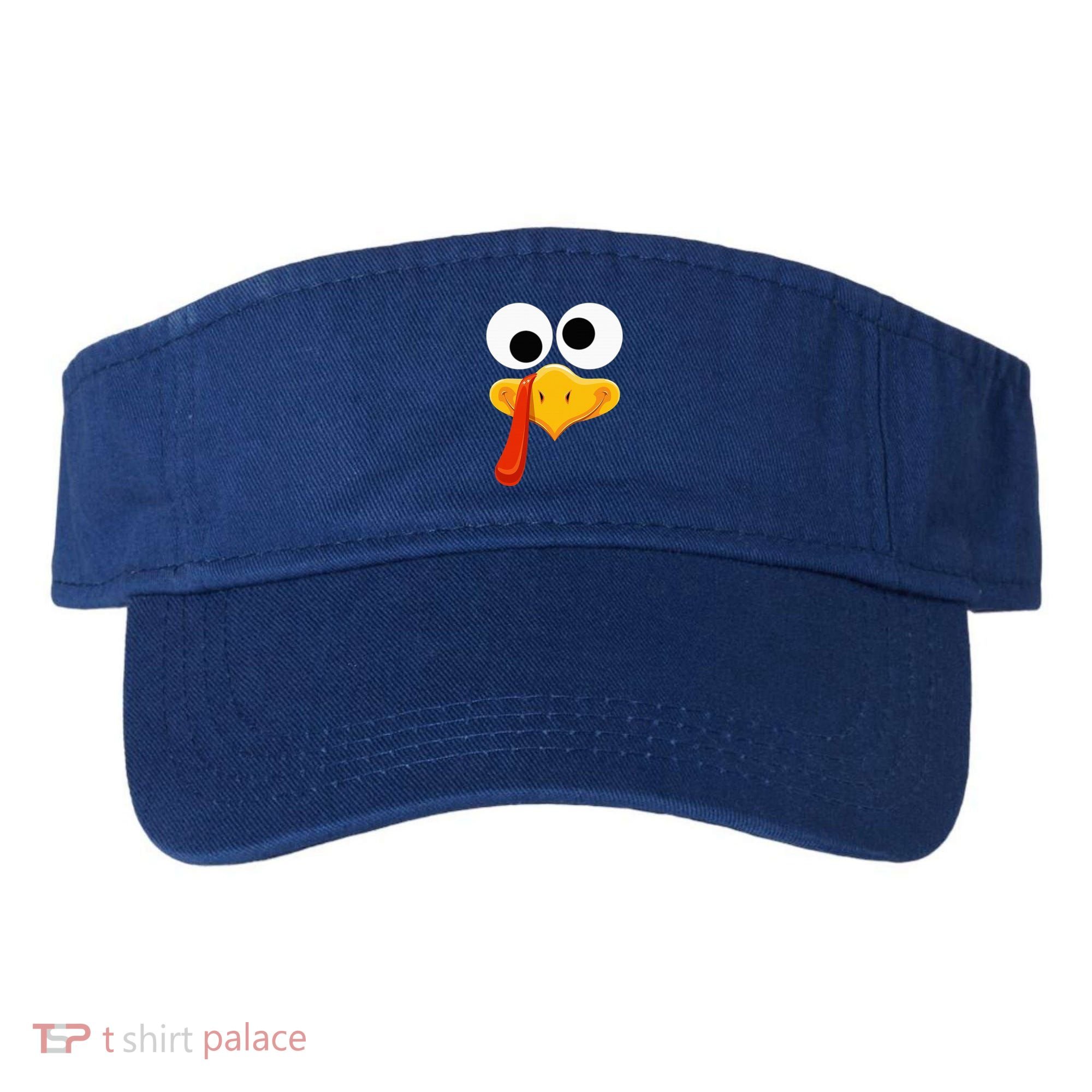 Turkey Face Thanksgiving Costume Family Outfits Matching Fun Visor