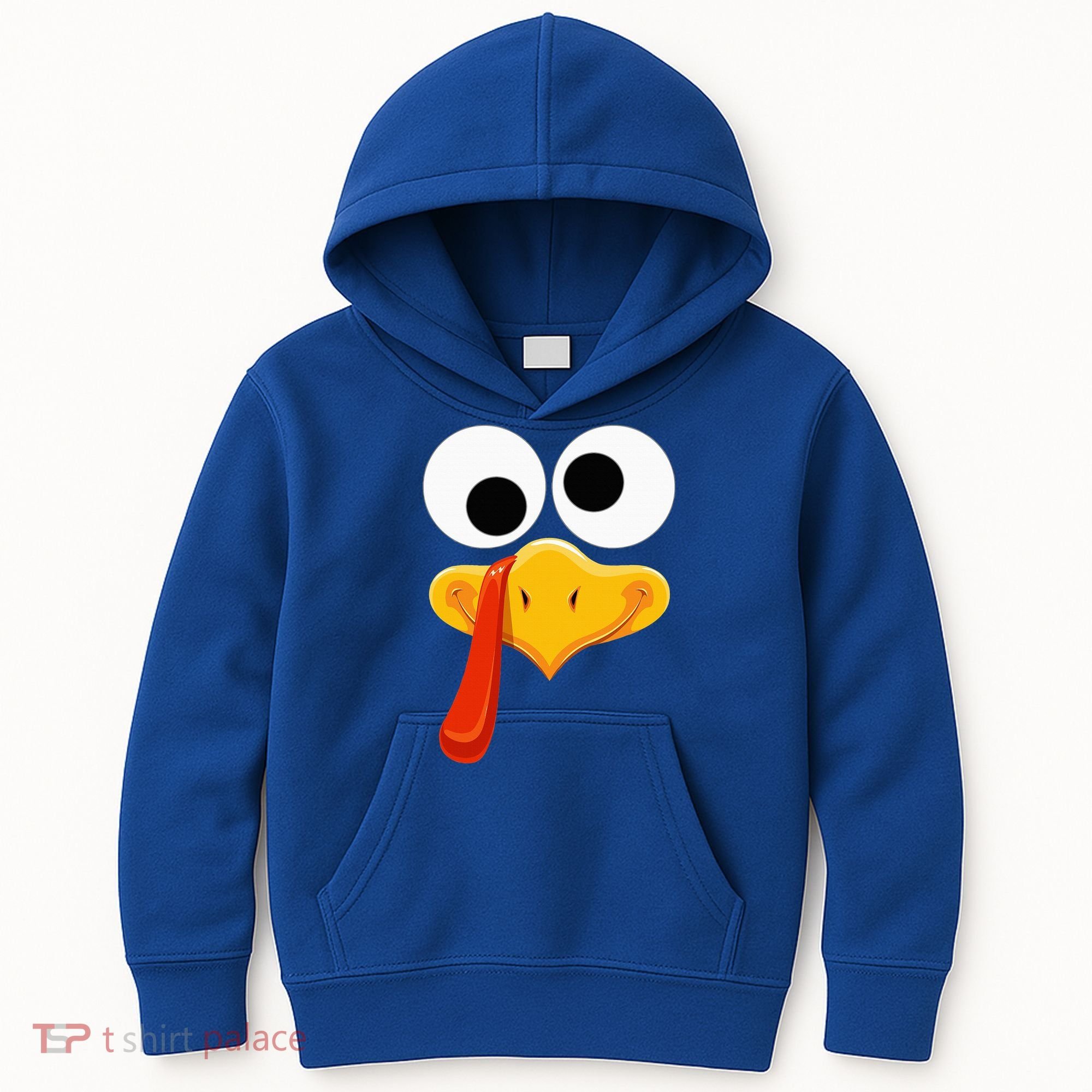 Turkey Face Thanksgiving Costume Family Outfits Matching Fun Kids Hoodie
