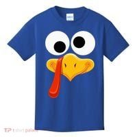 Turkey Face Thanksgiving Costume Family Outfits Matching Fun Kids T-Shirt thumb 0