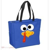 Turkey Face Thanksgiving Costume Family Outfits Matching Fun Tote Bag thumb 2
