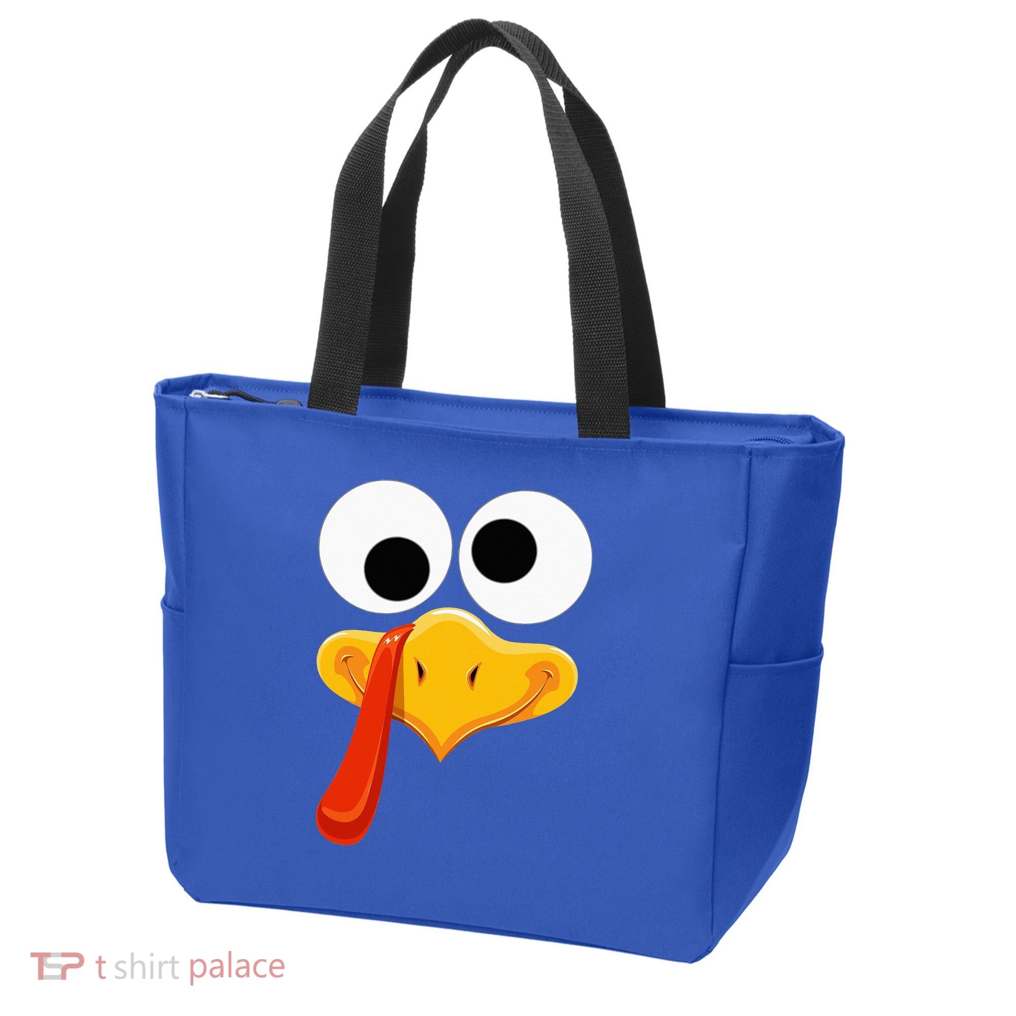 Turkey Face Thanksgiving Costume Family Outfits Matching Fun Tote Bag