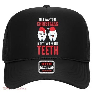 Two Front Teeth 2 Teeth Tooth Christmas My Two Front Teeth Gift Hat